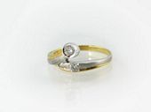 Natural diamond 18K ring 